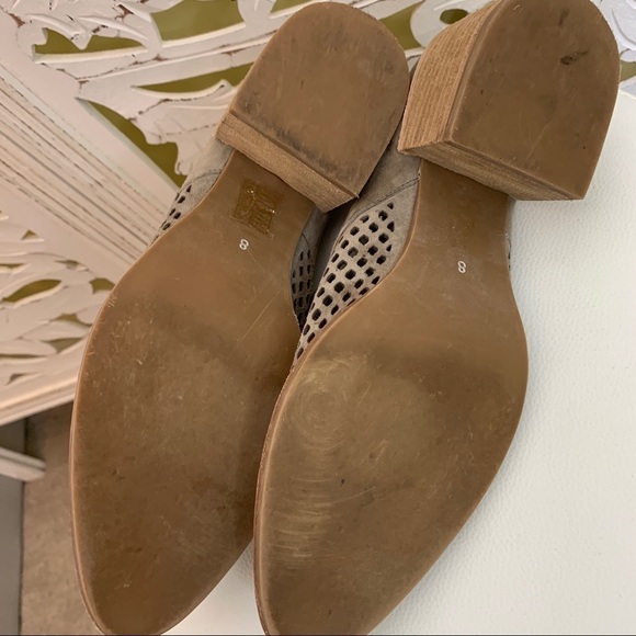 Anthropologie Jeffrey Campbell Branwen Tan Leather Cut Out Loafer - Picture 7 of 10